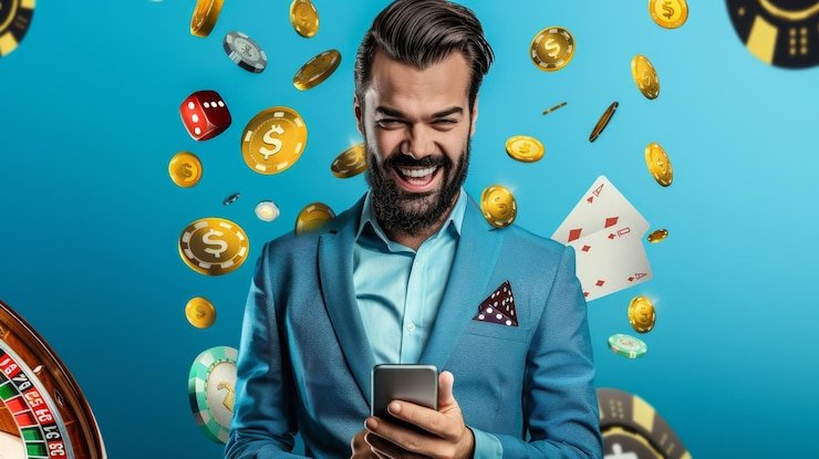 Dealer announcing result after cards are revealed